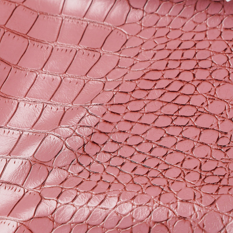 JK-NA31A Cool Pink Alligator-Painted Leatherette