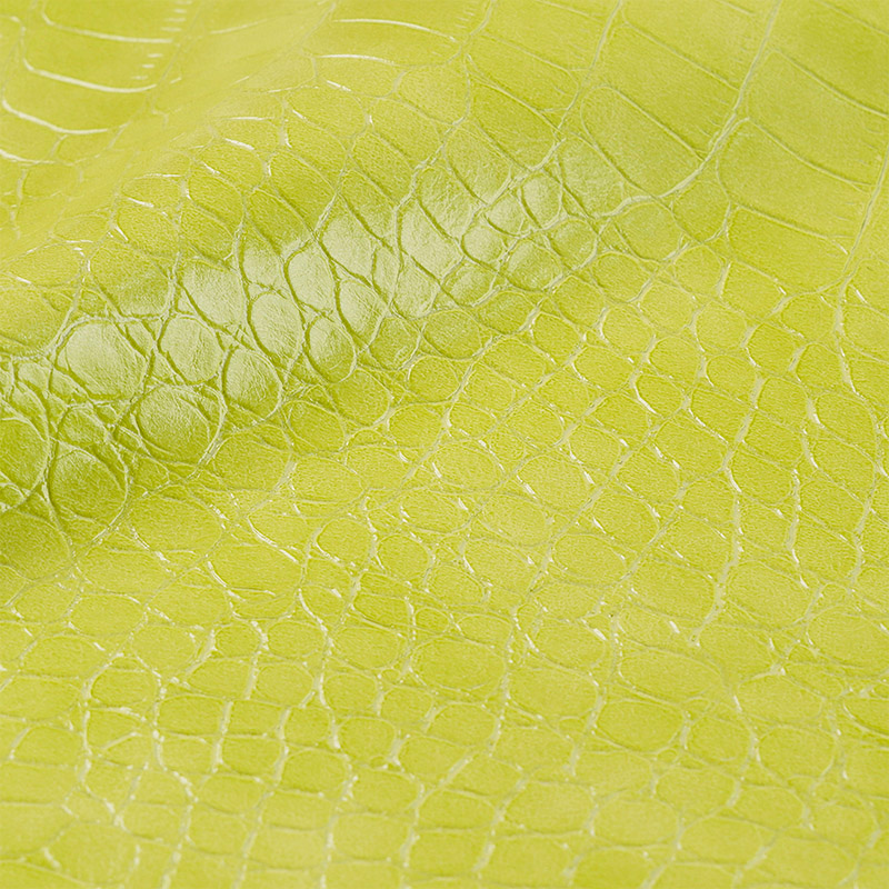 JK-VPX5211A Bright Green Alligator-Painted Leatherette